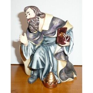 VTG Grandeur Noel Porcelain Nativity Set 2001 Replacement Wiseman King Melchior